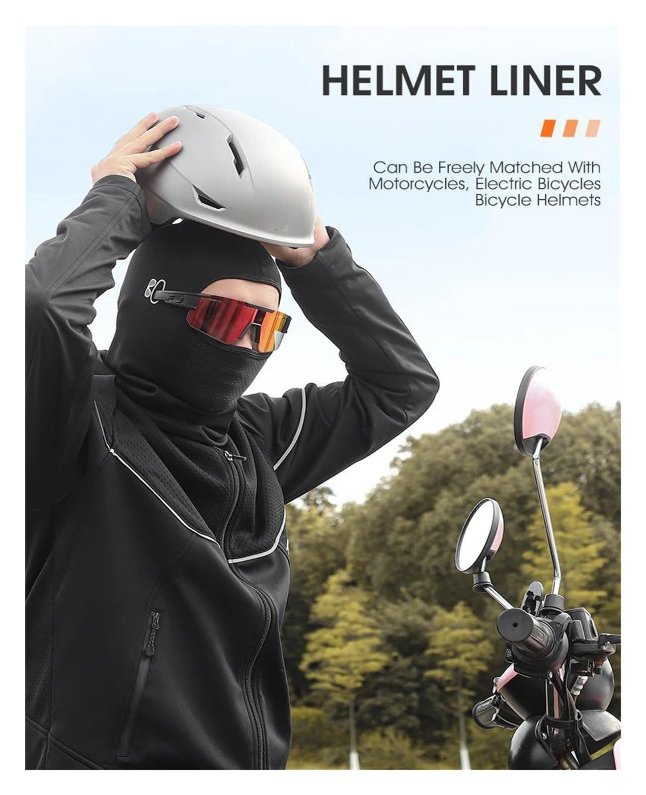 Montagne Moto Masque Facial Respirant Masque de maintien au chaud pour moto, casquette de cyclisme d'hiver, polaire coupe-vent, couvre-visage pour Ski, chapeau de casque de vtt, écharpe de sport respi