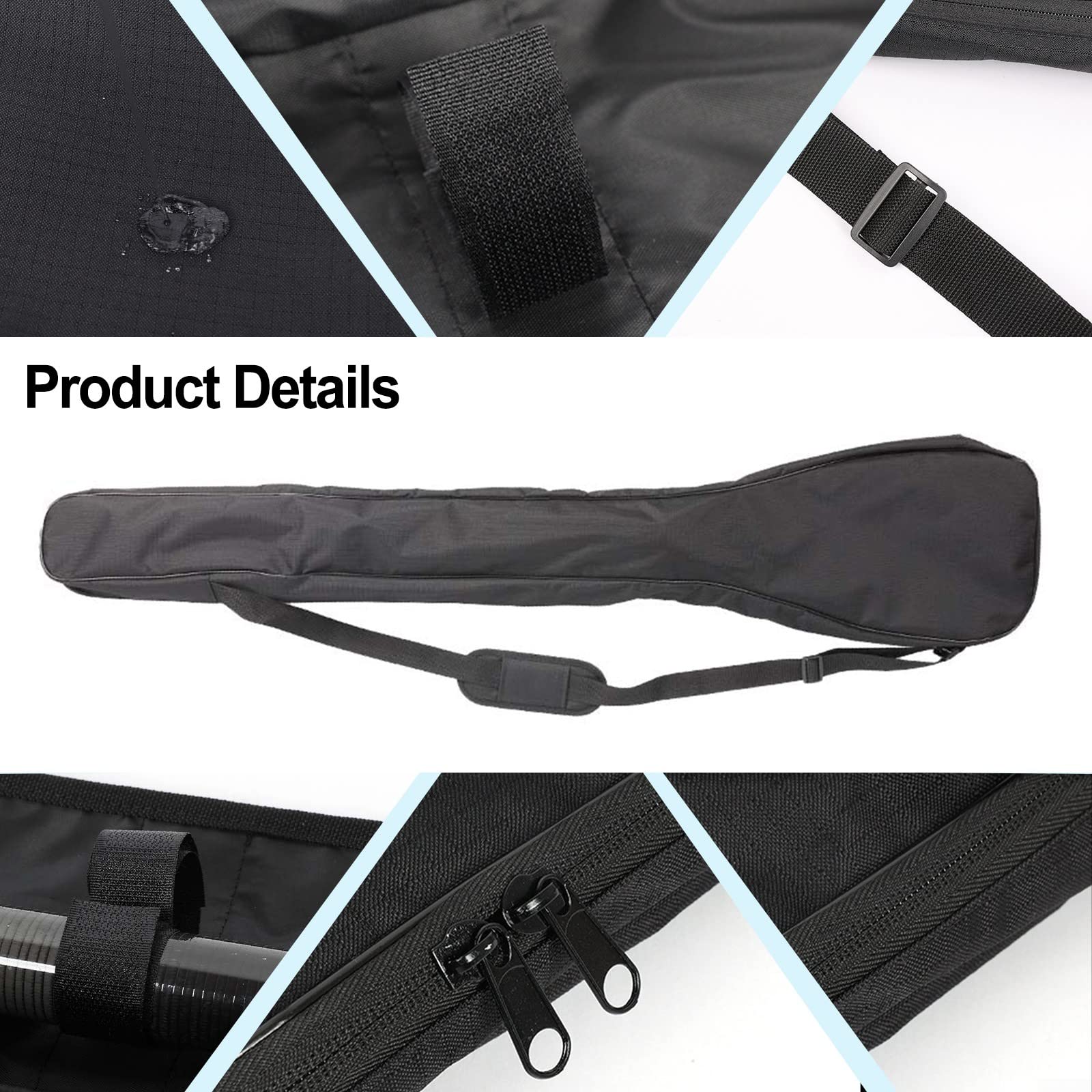 Sac de rangement pour pagaie de kayak, sac à pagaie à double tête, sac de rangement épais résistant à l'eau