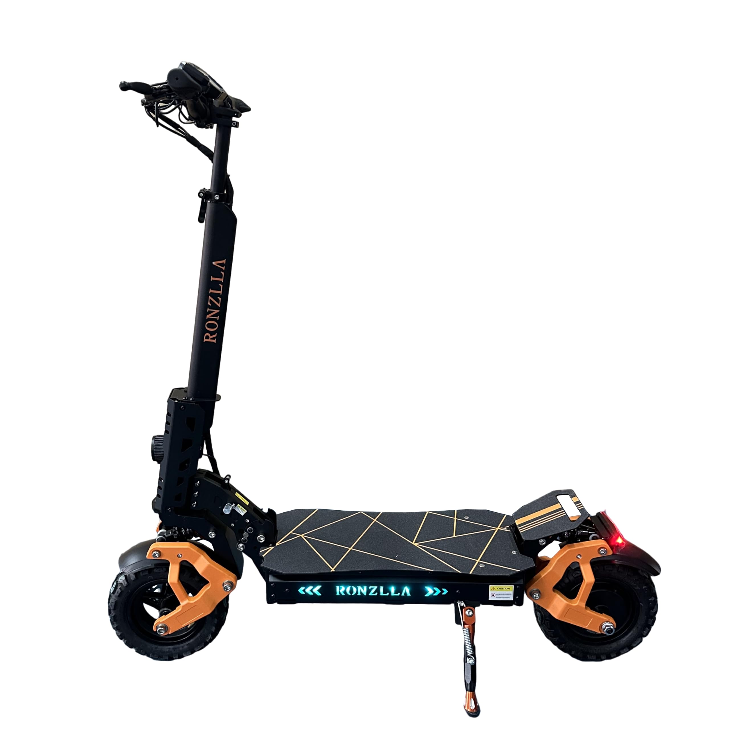 Electric Scooter RZ1 with 1800w Single Motor Off Road Tires 20 8A Long Range Seat for Adults