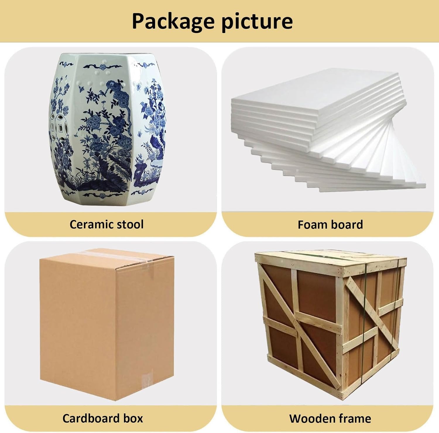 Drum Stool,Garden Stool, Decorative Ceramic Garden Stool, Glazed Hollow Celadon Shoe-Changing Stool Drum Stool, Suitable for Outdoor Garden, Living Room, Terrace, Etc.