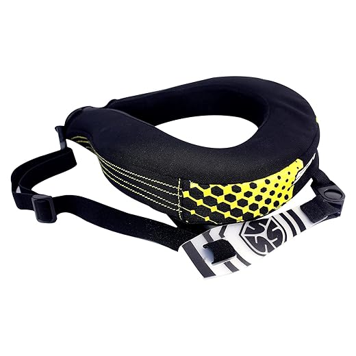 Scoyco Motorcycle Neck Protector Motocross Neck Brace Support Dirt Bike Neck Rests Race Collar Black for MTB Bike Cycling Protector Guard Off-Road Riding Body Armor