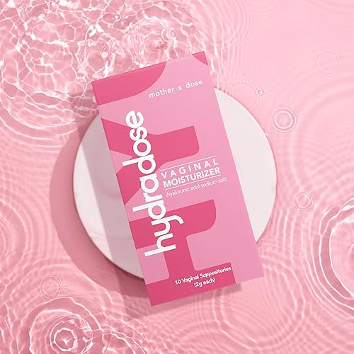 Miniatura 9 de Dosis de la madre ácido hialurónico 5 mg supositorio HydraDose- Hidratante sin hormonas para sequedad vaginal, fabricado en Estados Unidos,