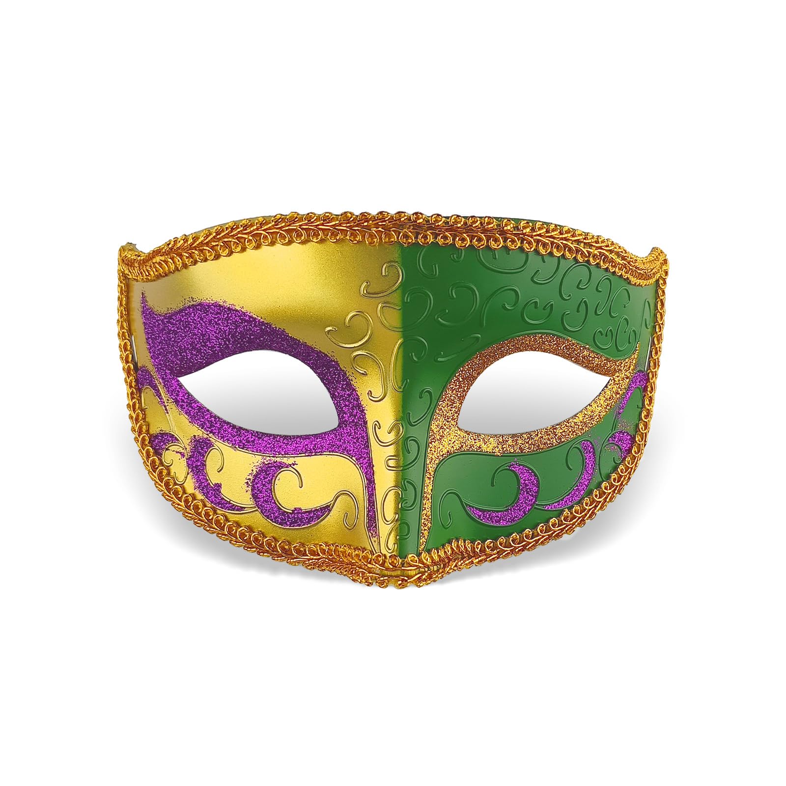 HyperFun Masquerade Mask for Men Classic Vintage Venetian Mens Mask Lightweight Gentle, Specially for Costume, Theme Parties