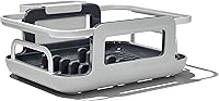 OXO Good Grips Extendable Over-the-Sink Aluminum Dish Drying Rack - Rustproof, Adjustable Fit for Any Sink