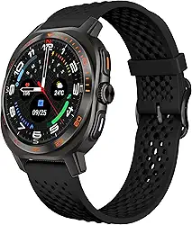 Aurafit Smartwatch Relógio inteligente para mulheres e homens 1.43 Amoled HD Step Contador de Calorias Monitor de sono de Frequência Cardíaca Smartwatch de liga de Zinco Para Android IOS