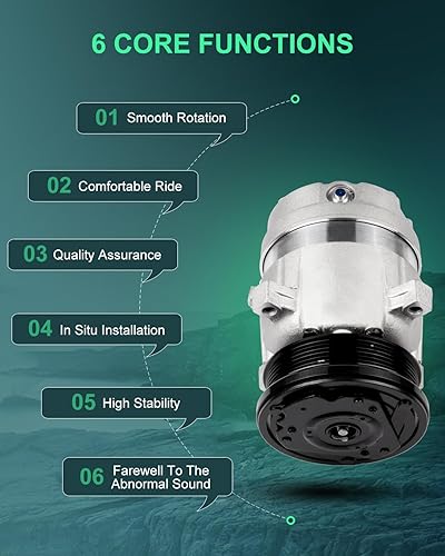 Vista 365 de SCITOO Compresor de CA apto para H-onda Prelude 2.2L 2001 para H-onda Civic para A-cura EL 1.7L 1997 1998 1999 2000 2001