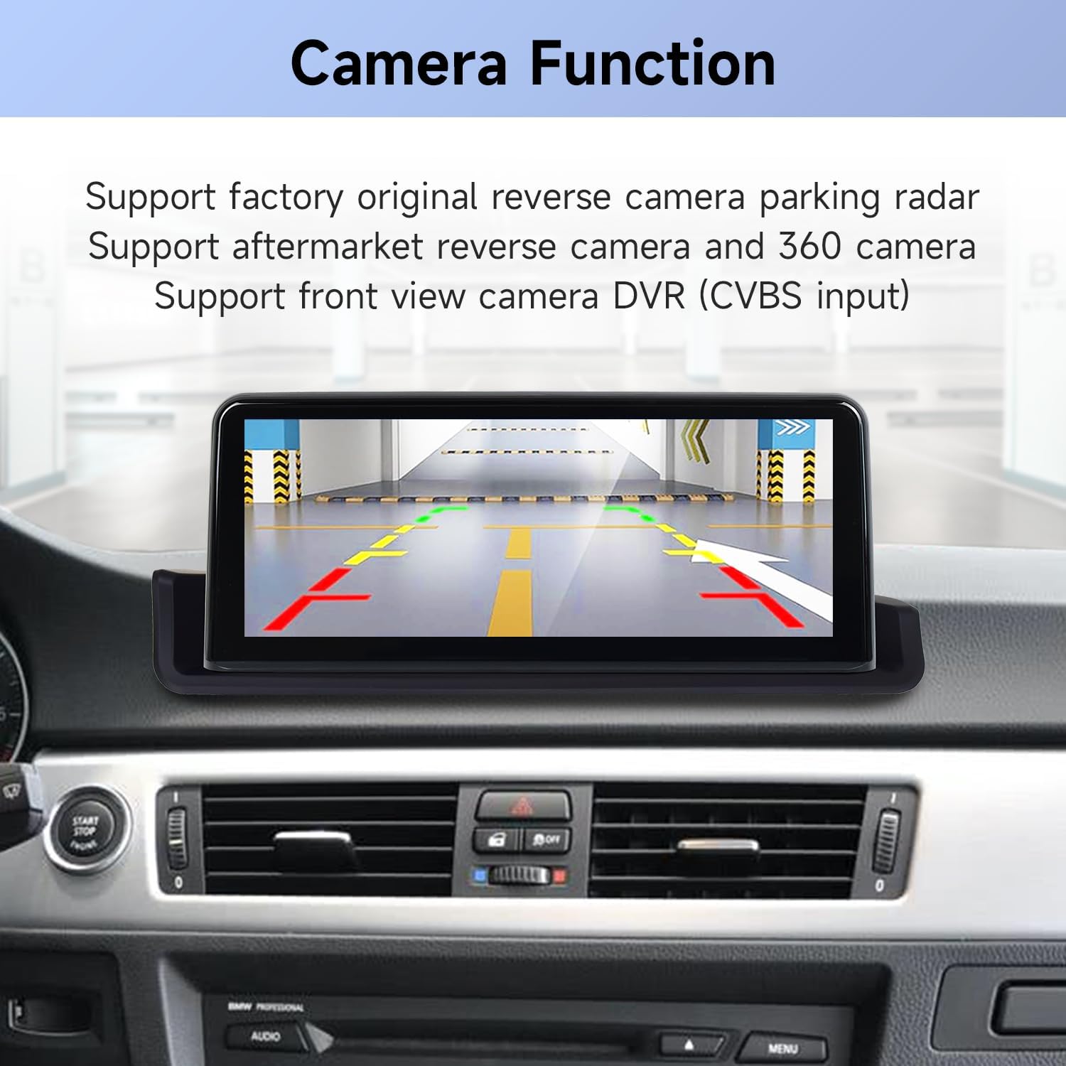 Linux Screen 10.25 Inch Car Radio Wireless Carplay for BMW 3 Series E90 E91 E92 E93 from 2008 to 2012 Without Original Display with Bluetooth GPS Navigation.