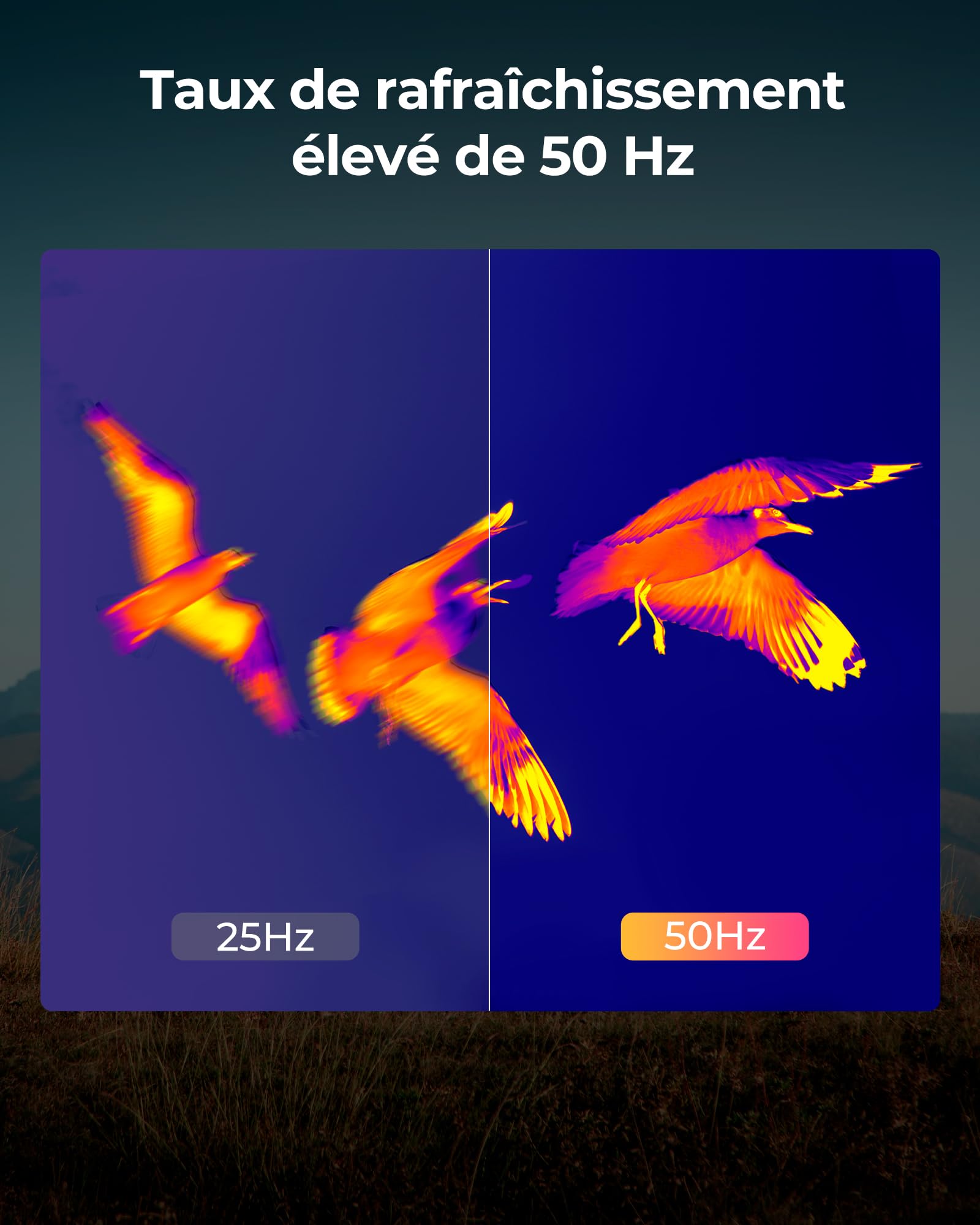 TOPDON TS004 Monoculaire Thermique, 320x240 TISR IR-Résolution 50Hz Camera Thermique pour la Chasse, 11h Autonomie, Objectif 13mm, 410m Portée de Détection, Etanchéité IP67, Zoom Numérique 8X, 32G