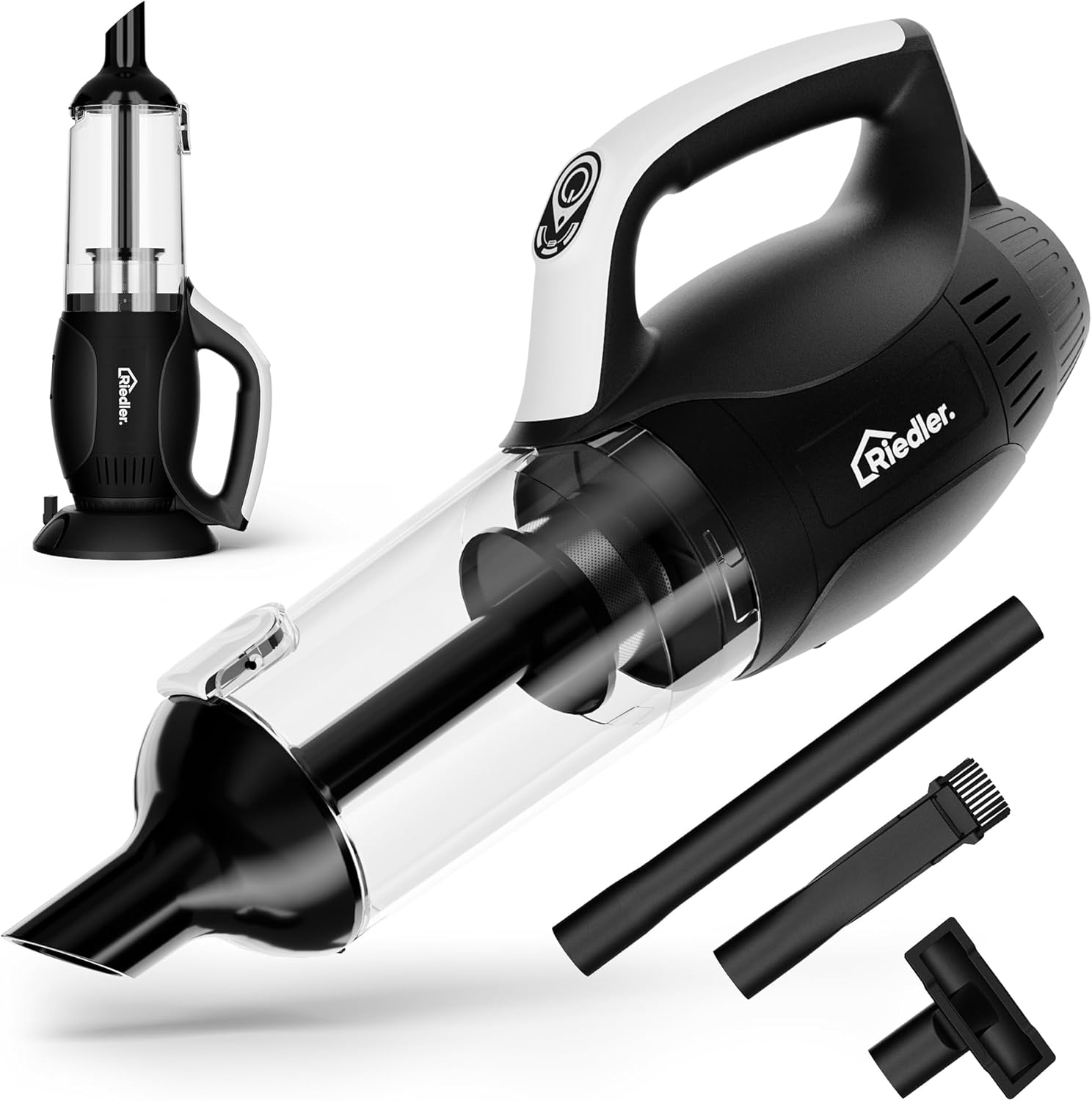Riedler Handheld Vacuum Cleaner with Charging Stand and