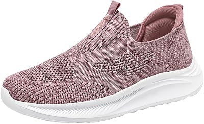 Zapatillas Mujer Casual Zapatillas Deporte Mujer Zapatos Casuales De Transpirables con Bordados Y Tejidos Voladores para Mujer. Casual Zapatos Cómodos