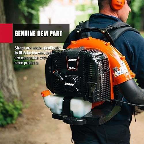 Miniatura 2 de Echo C061000100 - Correas para soplador de mochila, calidad profesional, piezas originales de eco OEM para equipos de energía al aire libre (1