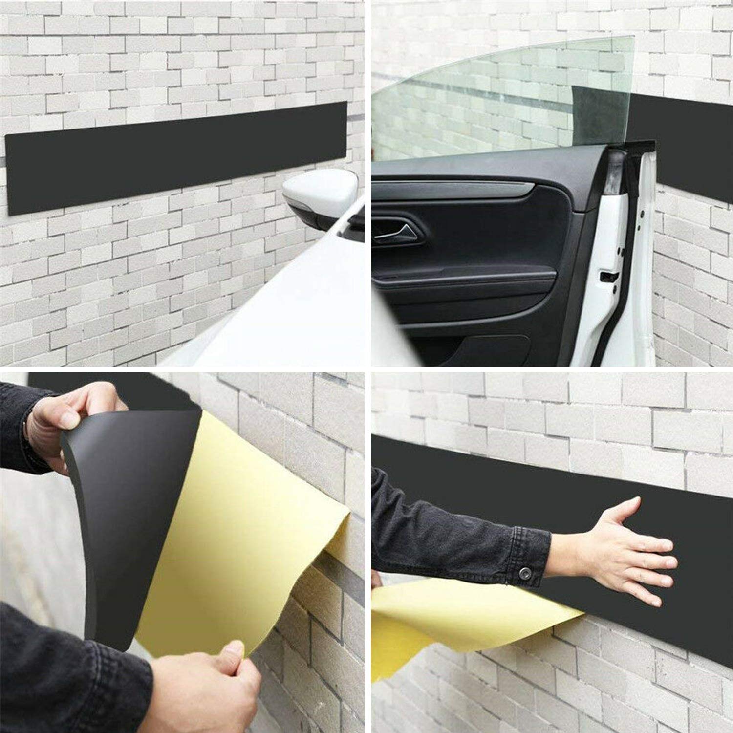 Spurtar Garage Wall Protector 79“ x 8” x 5/8” Car Door Protector Self