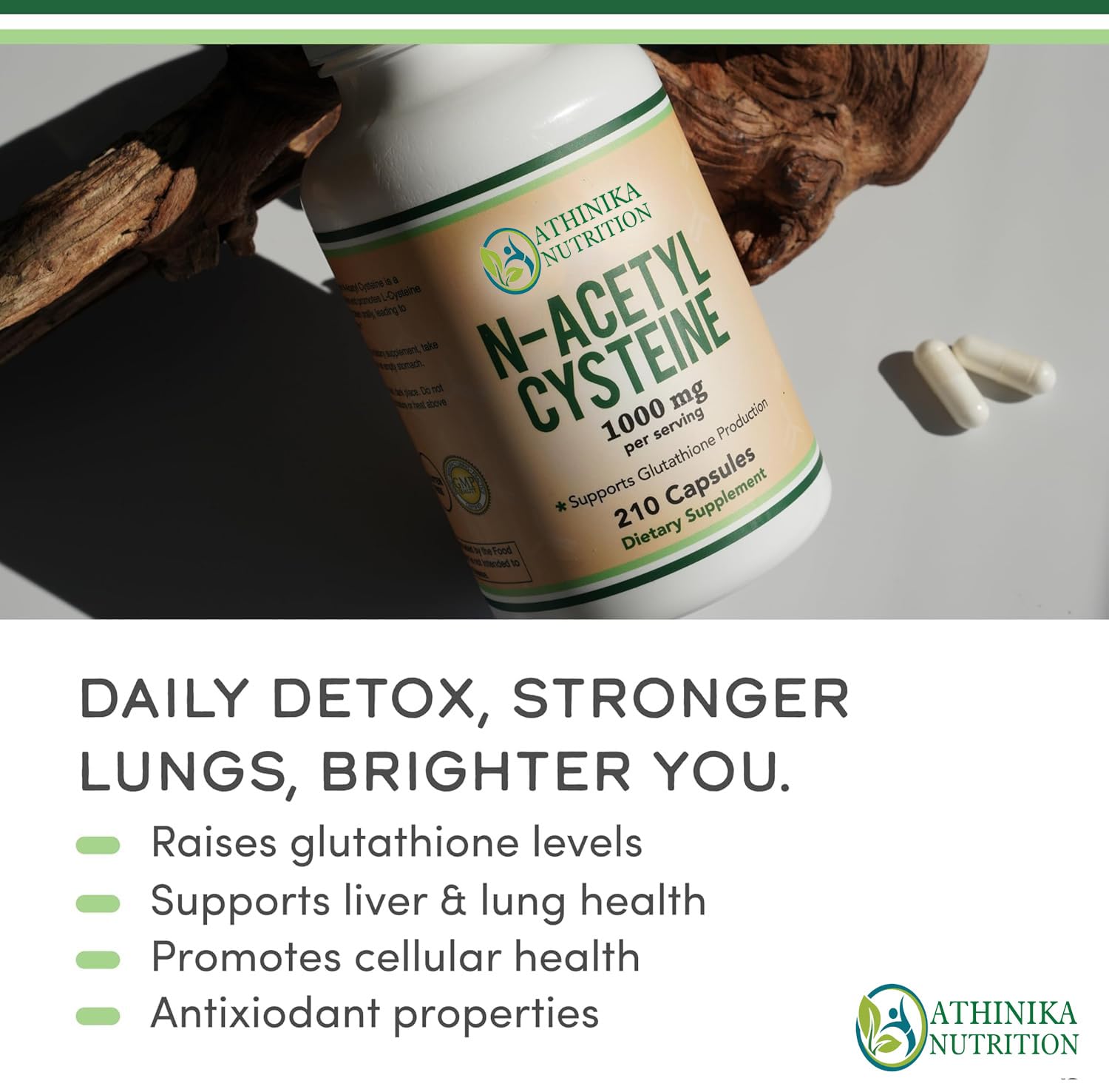 does nac raise glutathione levels Supplement N-Acetyl Cysteine (1,000mg Per Serving 500mg Per Cap, 210 Capsules) (Third Party Tested) with Odor Masking Technology to Boost Health & Personal Care Skin Care Benefits:Vitamin C + NAD+ Compounded Vitamin B12 Injections internal skin care