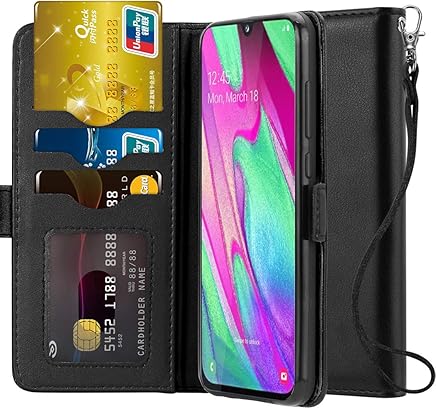 Ferilinso Funda para Samsung Galaxy A40, Carcasa Cuero Prima Aut?ntico Real con ID Tarjeta de Cr?dito Tragamonedas Soporte de Flip Cover Estuche de Cierre magn?tico (Negro) Ferilinso Funda para Samsung Galaxy A40, Carcasa Cuero Prima Aut?ntico Real con ID Tarjeta de Cr?dito Tragamonedas Soporte de Flip Cover Estuche de Cierre magn?tico (Negro)