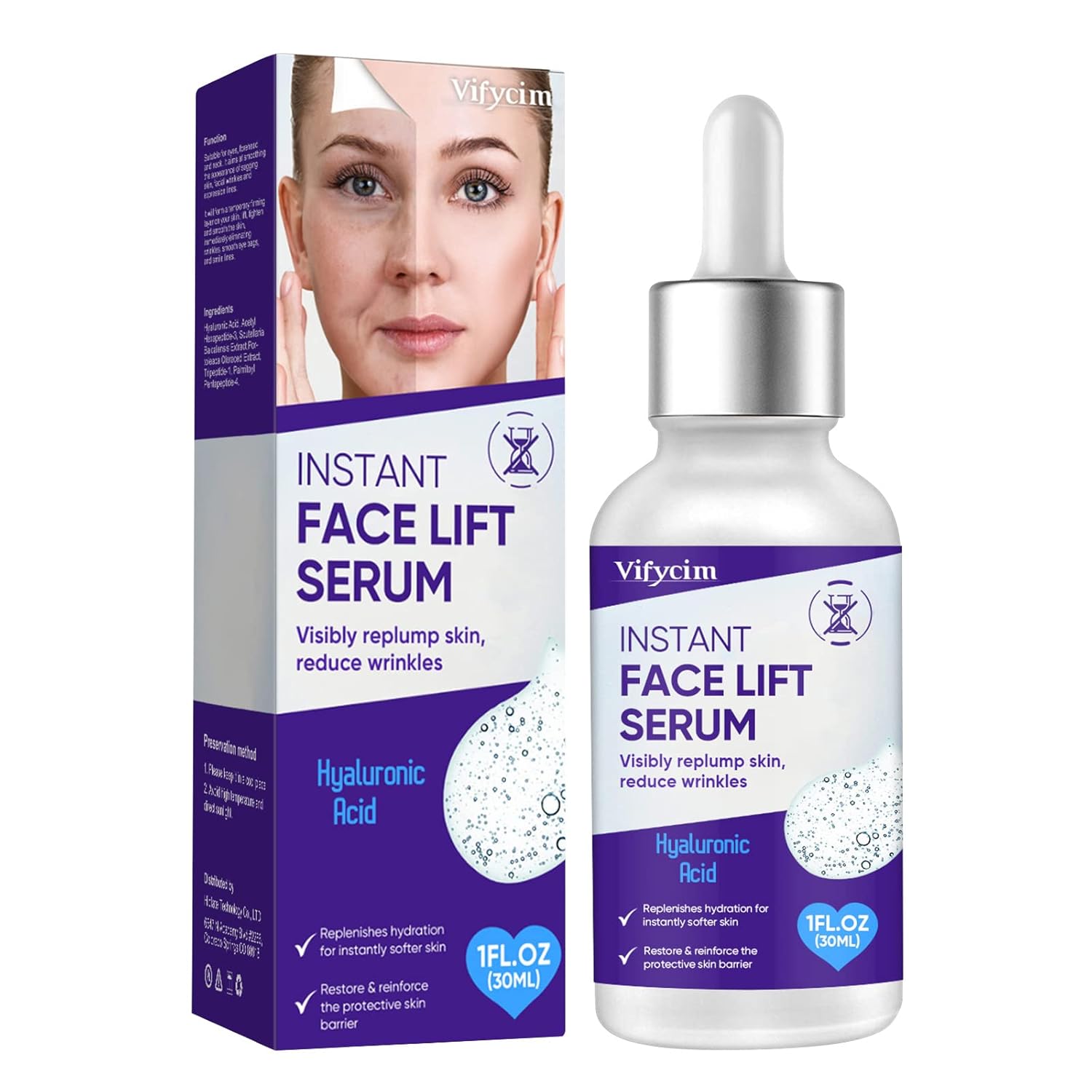 Amazon.com: Instant Face Lift Serum, Temporary Face Lift Tightening ...