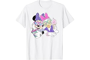 Minnie Mouse and Daisy T-Shirt for Kids - Disney Character Shirt - Official Merchandise