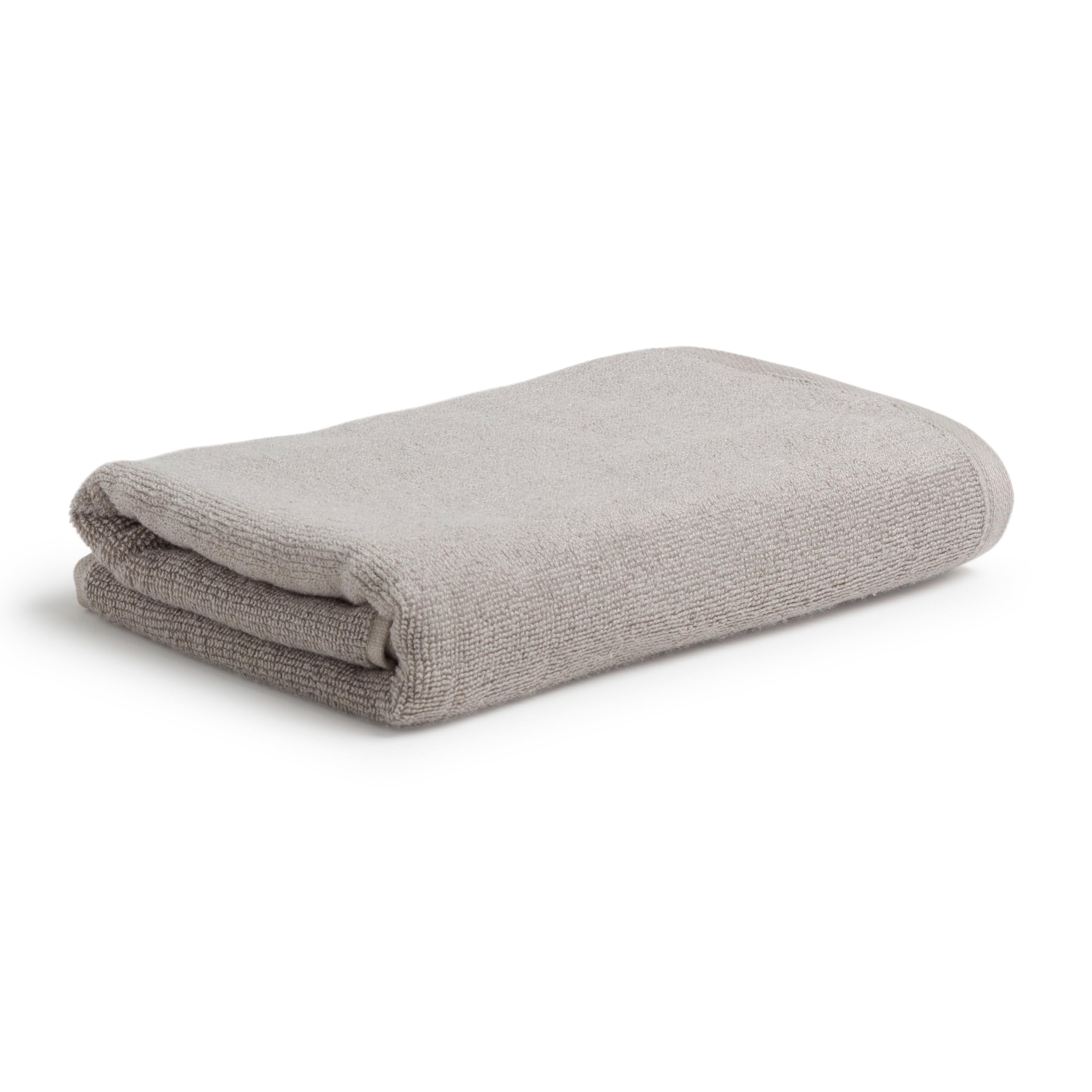 Möve Soft Silence Hand Towel 50 x 100 cm 60% Cotton / 40% Viscose Made from Bamboo Cellulose, Silver Grey