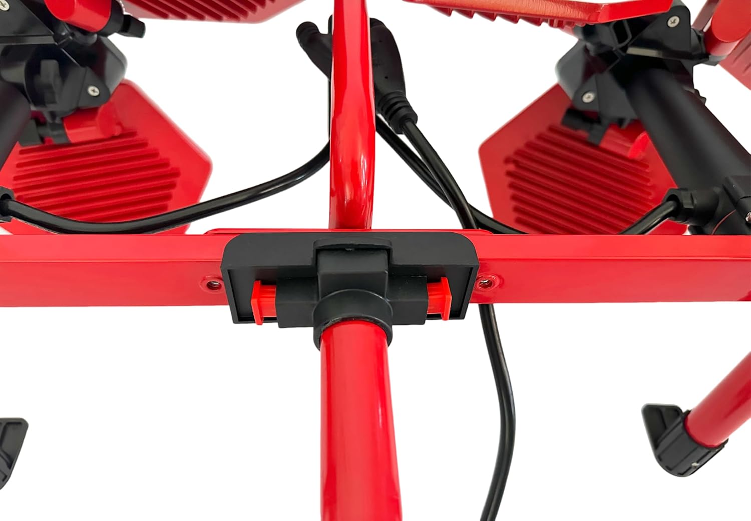 Red Rock 360º 20000 Lumen Industrial Grade Led Worklight, Work Light, 2-10000 Lumen Lamp Heads, Wet Location, 55” Tool-Free Tripod Stand, Garage, Workshop, Job Site, Construction Site.