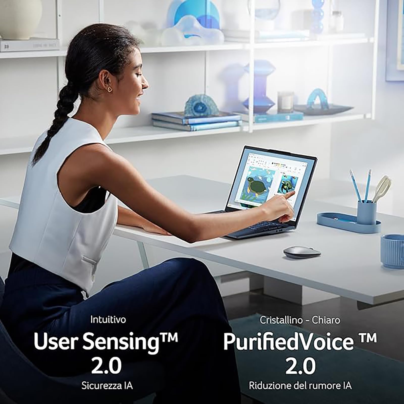 acer Swift 14 AI Laptop | Display 14” WUXGA OLED | Intel Core Ultra 7-258V | 32 GB RAM | 1024 GB SSD | Copilot+ PC | Windows 11 | QWERTY | PC Portatile IA, Intel Core Ultra 7 258V, 14"