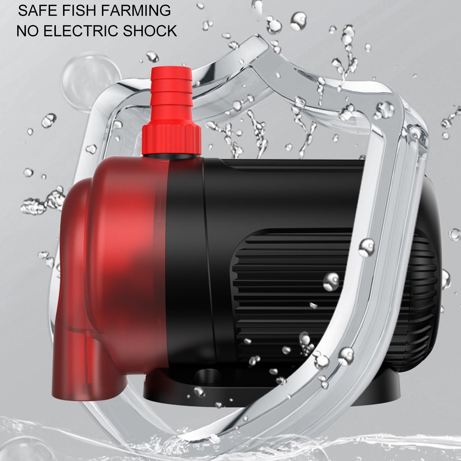 Bomba Sumergible para Acuario, Bomba de Agua Profesional de Doble Uso con Circulación Eficiente y Silenciosa para Filtro de Acuario, Bomba de Agua para Peces, Bomba de (Enchufe