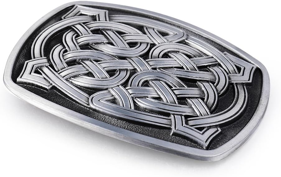 MASOP Celtic Belt Buckle for Men Keltic Knot Western Belt Buckles