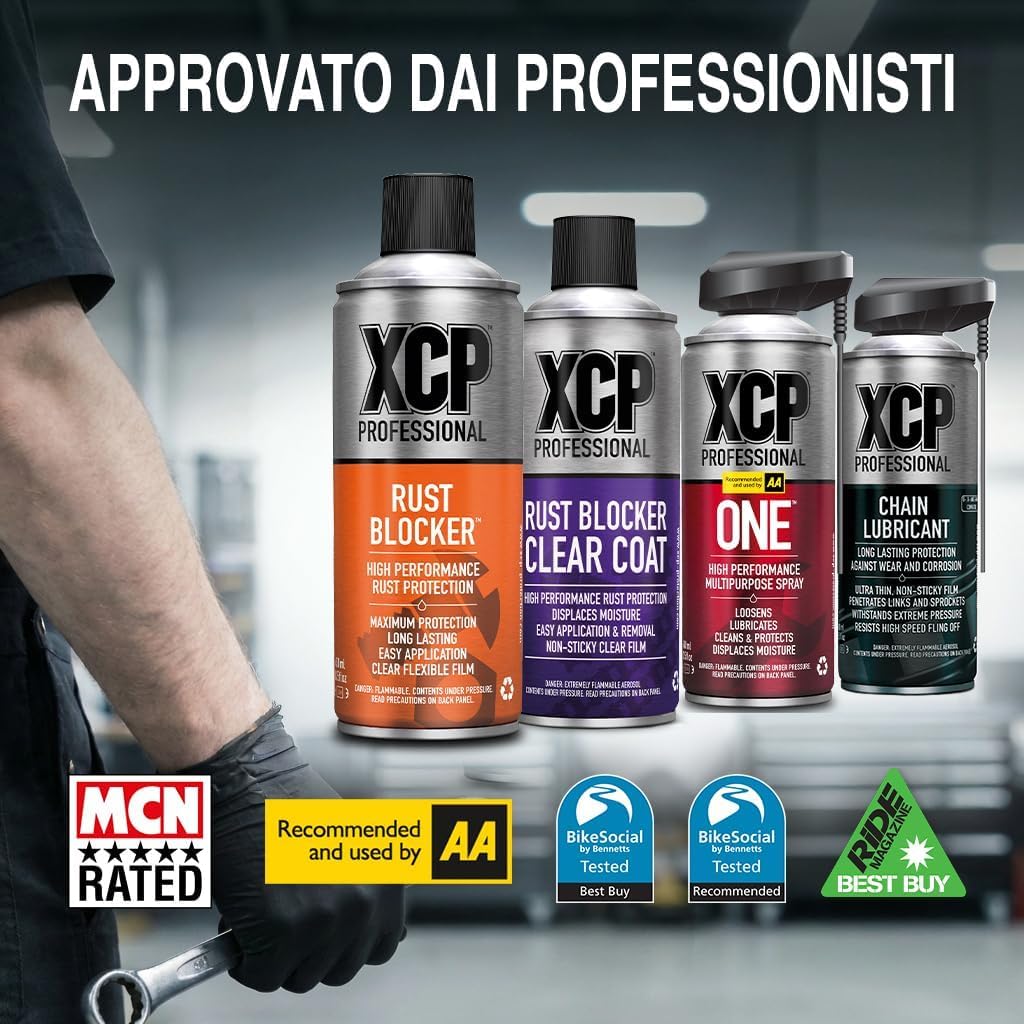 Protettivo Anticorrosivo Clear Coat 400ml – XCP Rust Blocker Clear Coat per Moto, Auto e Barche