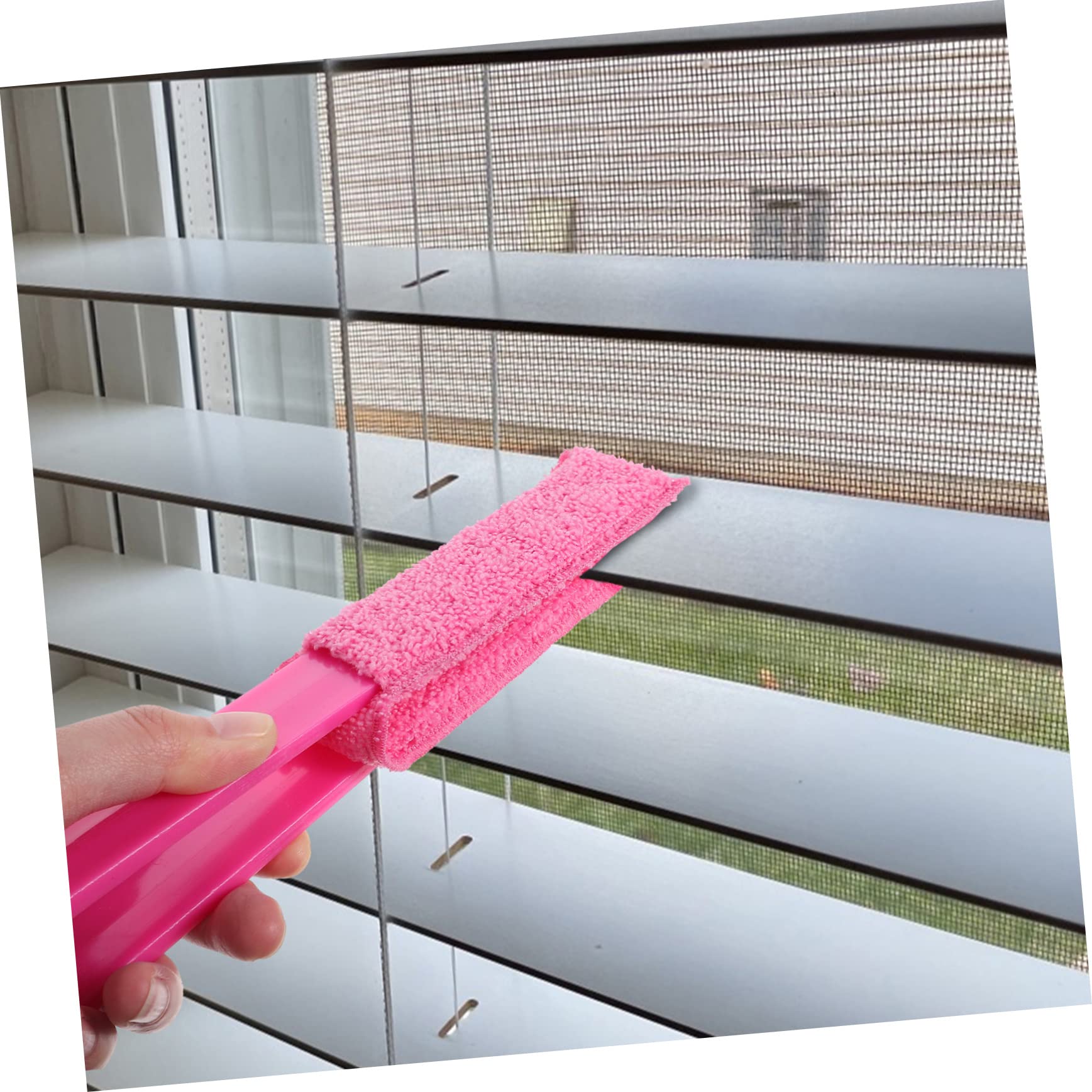 minkissy 20 cepillos de madera para ventilador de aire acondicionado, limpiador de persianas, herramienta de limpieza de persianas, limpiador de persianas, limpiador de persianas venecianas, limpiador