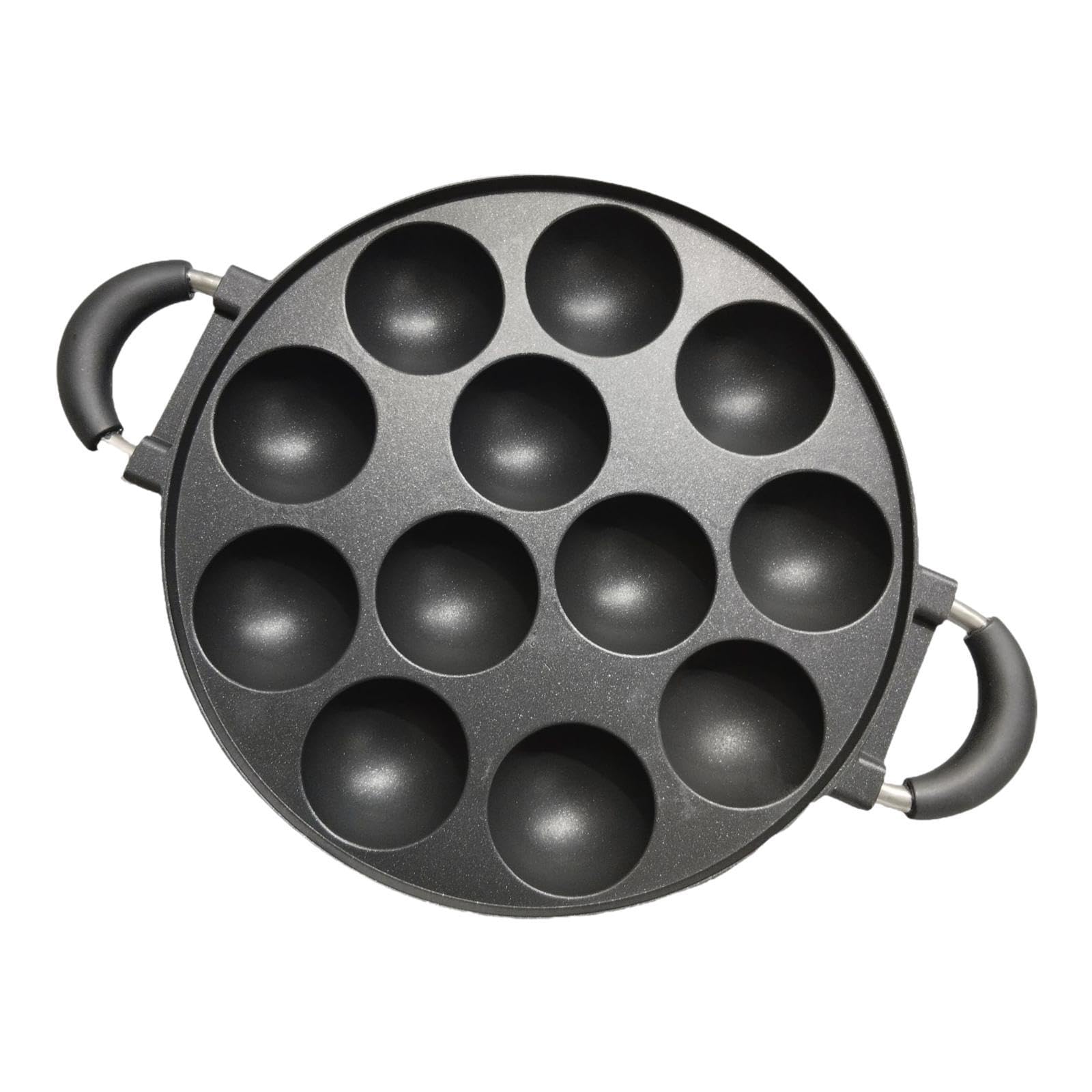 Moule à Beignets, Moule à Beignets, Moule à Beignets Polyvalent, Surface Antiadhésive pour Les Desserts de Goûter, Les Brunchs et Les Beignets, 12 Trous
