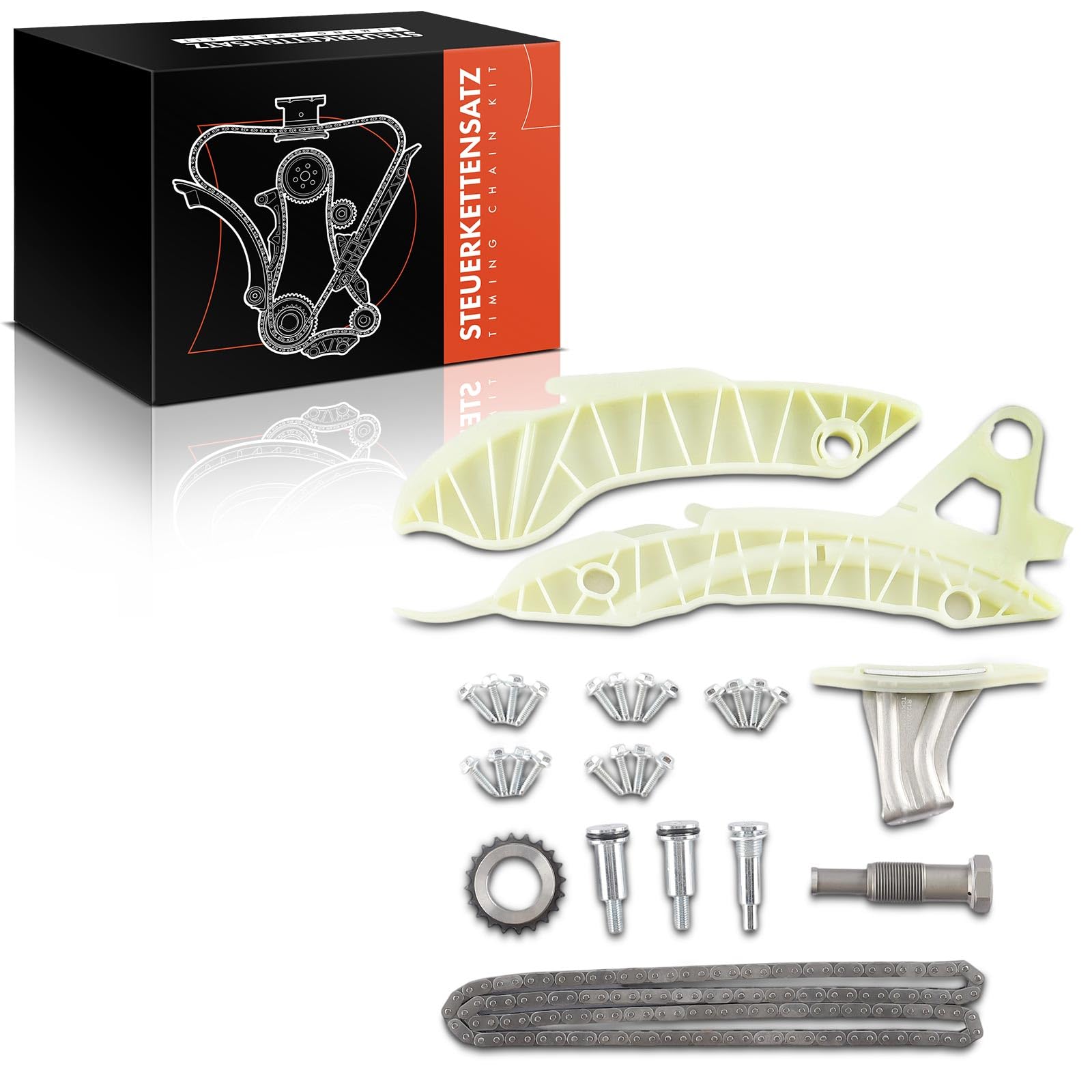 Frankberg Kit de chaîne de distribution 11217588996 | Compatible avec: DS5, M.i.n.i Cabriolet R57, 2008 I CU, C5 III Break RW, Tipi partenaire, 207 SO WK, 508 I 8D