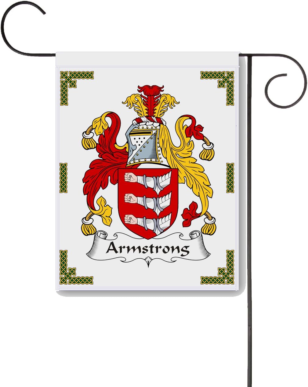Armstrong Coat of Arms/Armstrong Family Crest 11 X 15 Garden Flag – Made in the U.S.A.