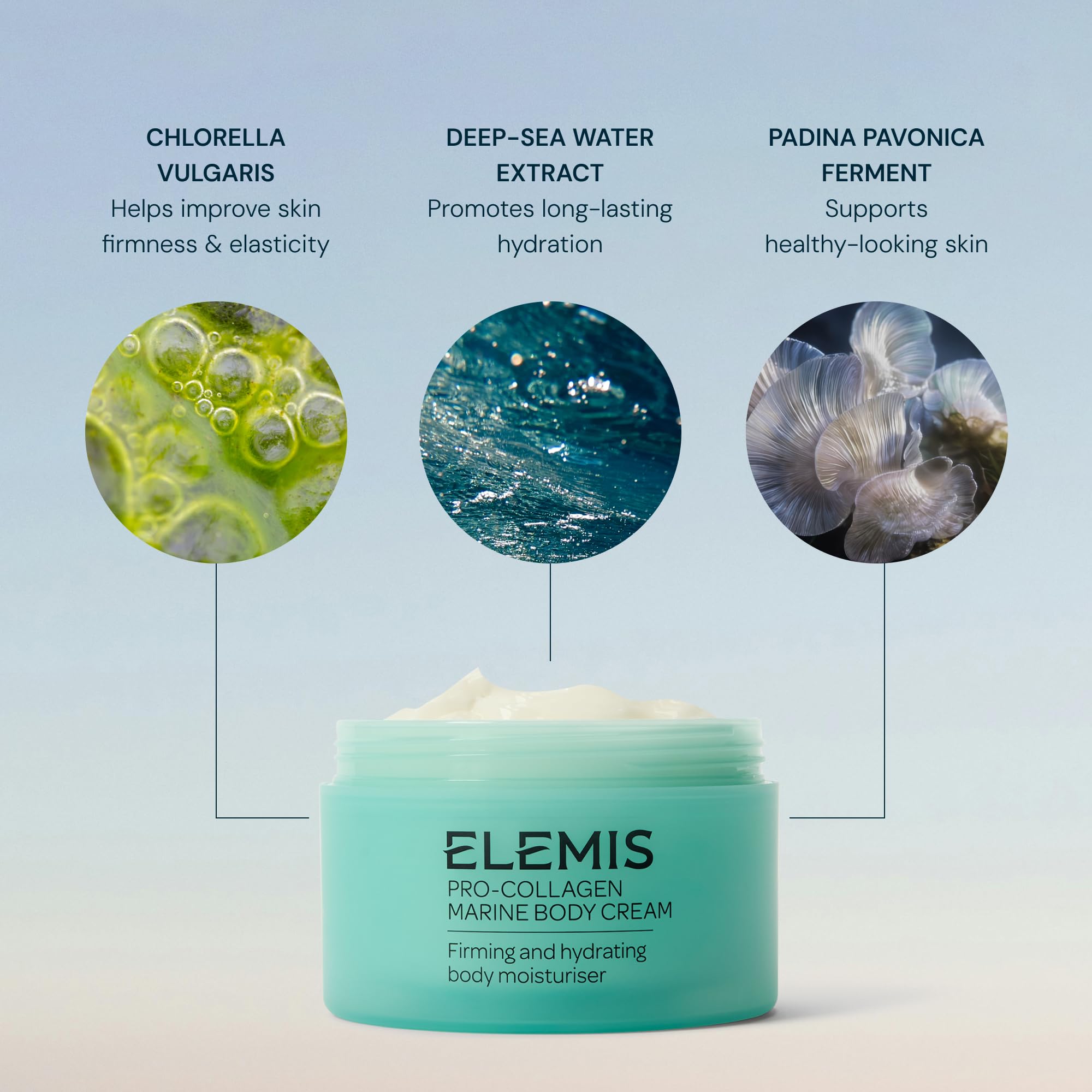 ELEMIS Pro-Collagen Marine Body Cream & Body Cleansing Balm, Clinicamente Testata - Crema Corpo Rassodante Tonificante Idratante e Gel Doccia per Pelle Secca e Matura