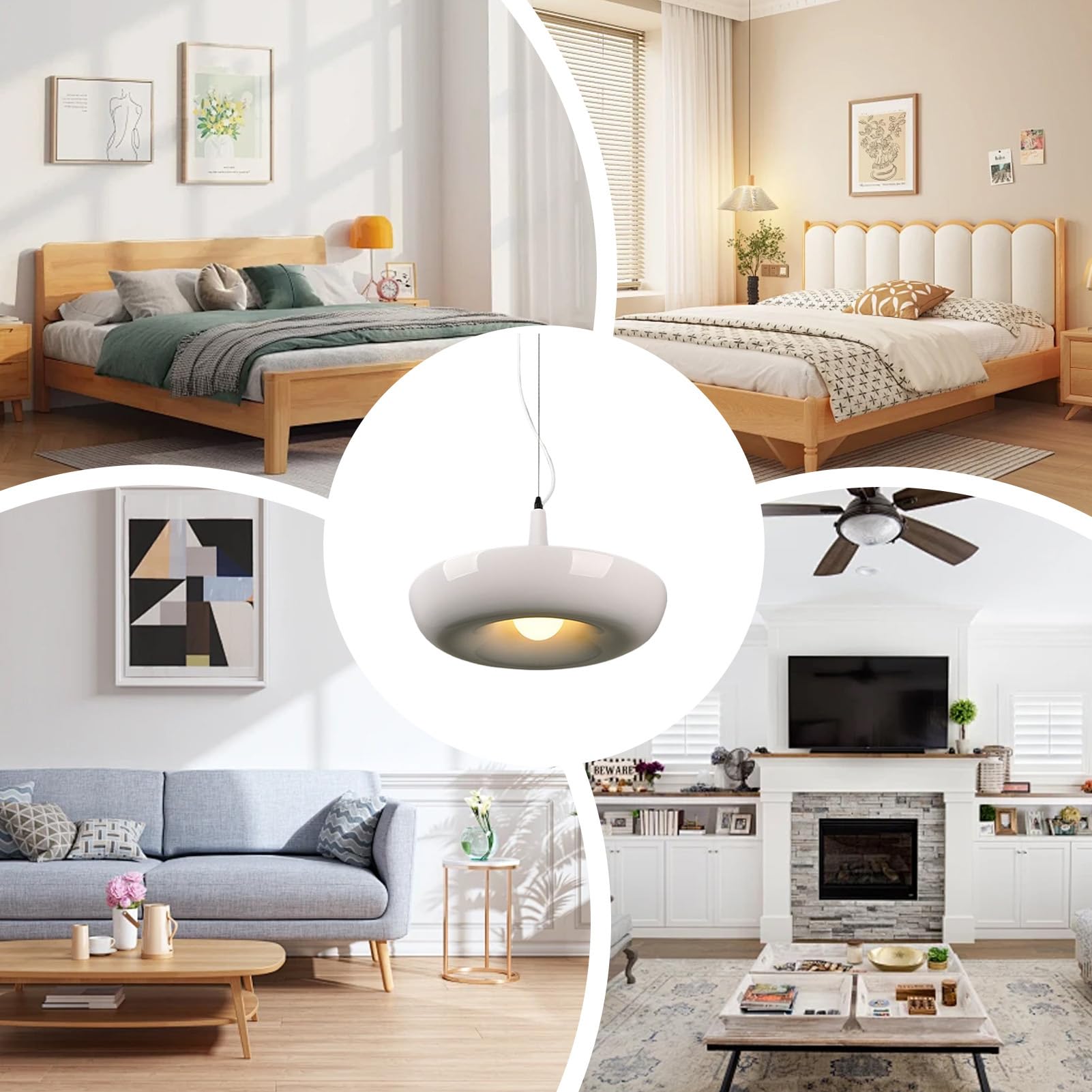 Generisch Pflanzen-Pendelleuchten - Kreativer Hängbarer Pflanzenkronleuchter - Minimalistische Lampe Deko Für Schlafzimmer Küche Flur Büro Restaurant