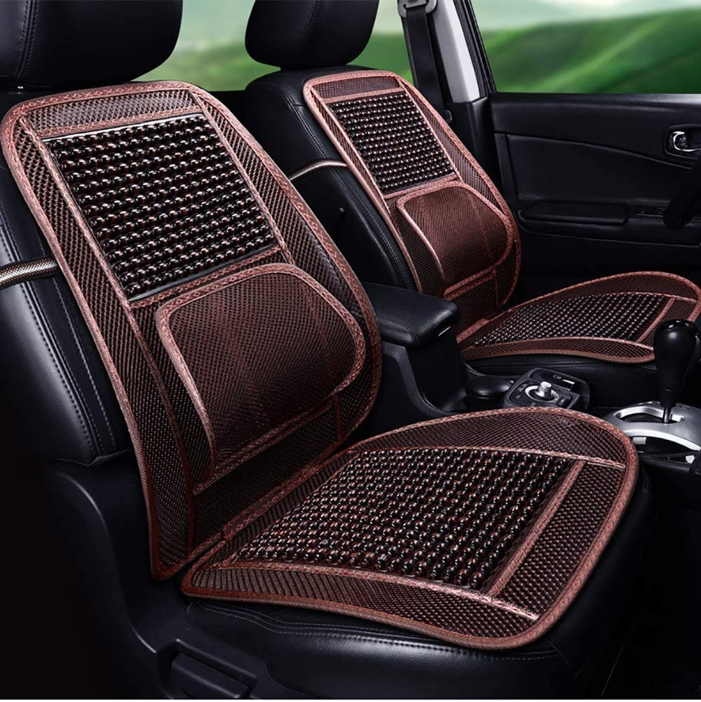 Lumbar Support Cushion for Car, Back Support Cushions for Driving, Car Seat Lumbar Support, Beads Massage Comfort Breathable Back Support for Office Home Chair