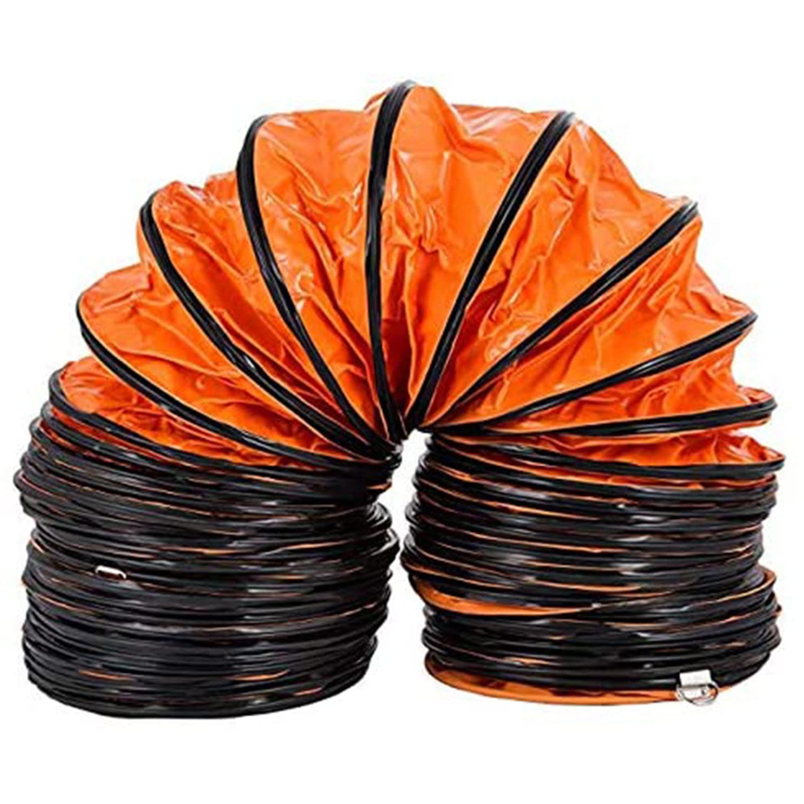 Condotti Tubo Flessibile in PVC ø 200/300/400/500/600 mm Lunghezza 5m/10m Forte Condotti Tubo Ventilazione Flessibile in PVC Tubo Cappa per Aerazione Domestica Hydroponics 10M-diam:200mm