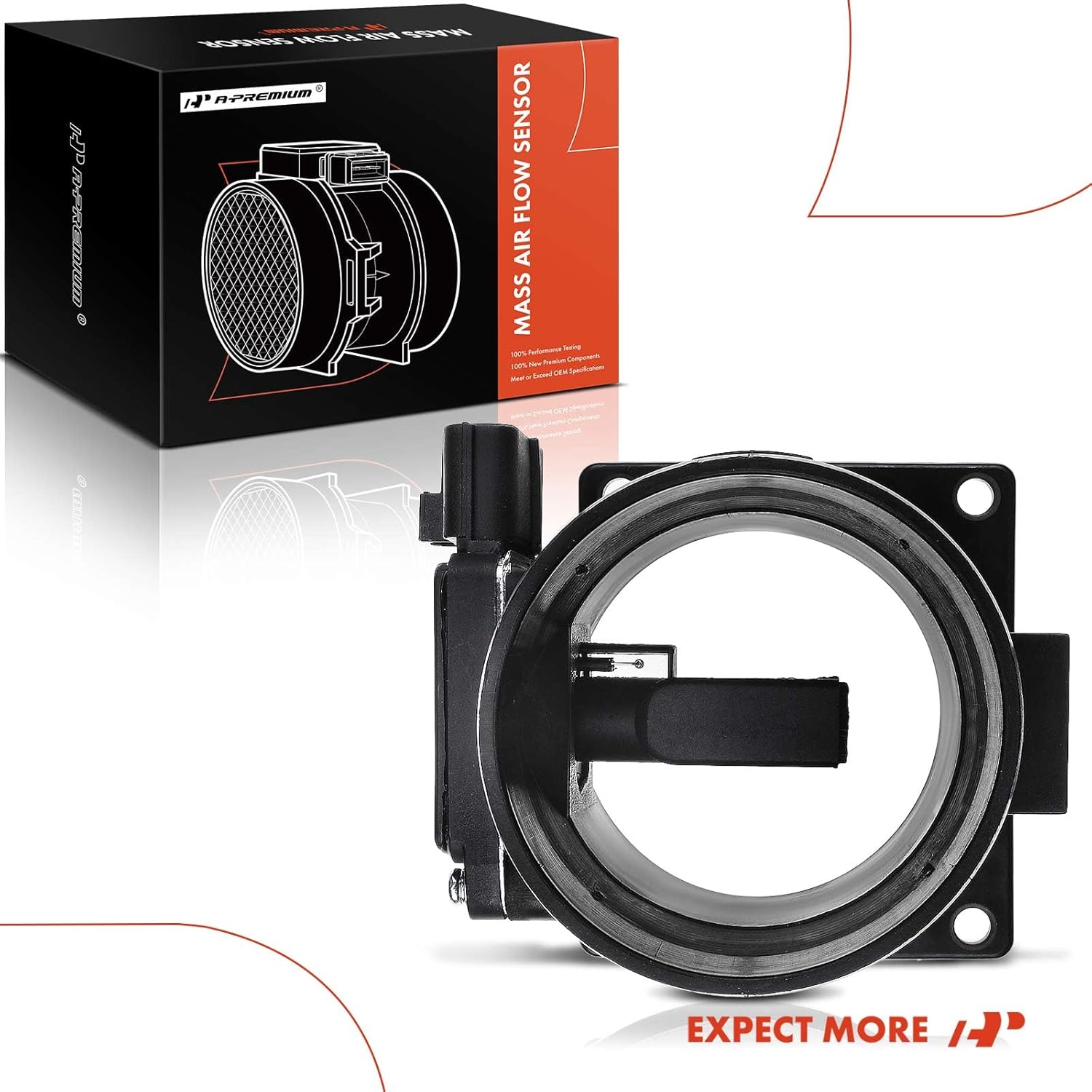 A-Premium Mass Air Flow Sensor Meter [5-Pins] Compatible with Mazda MPV 2000-2006 2.5L 3.0L, Replace# GY0113215R00