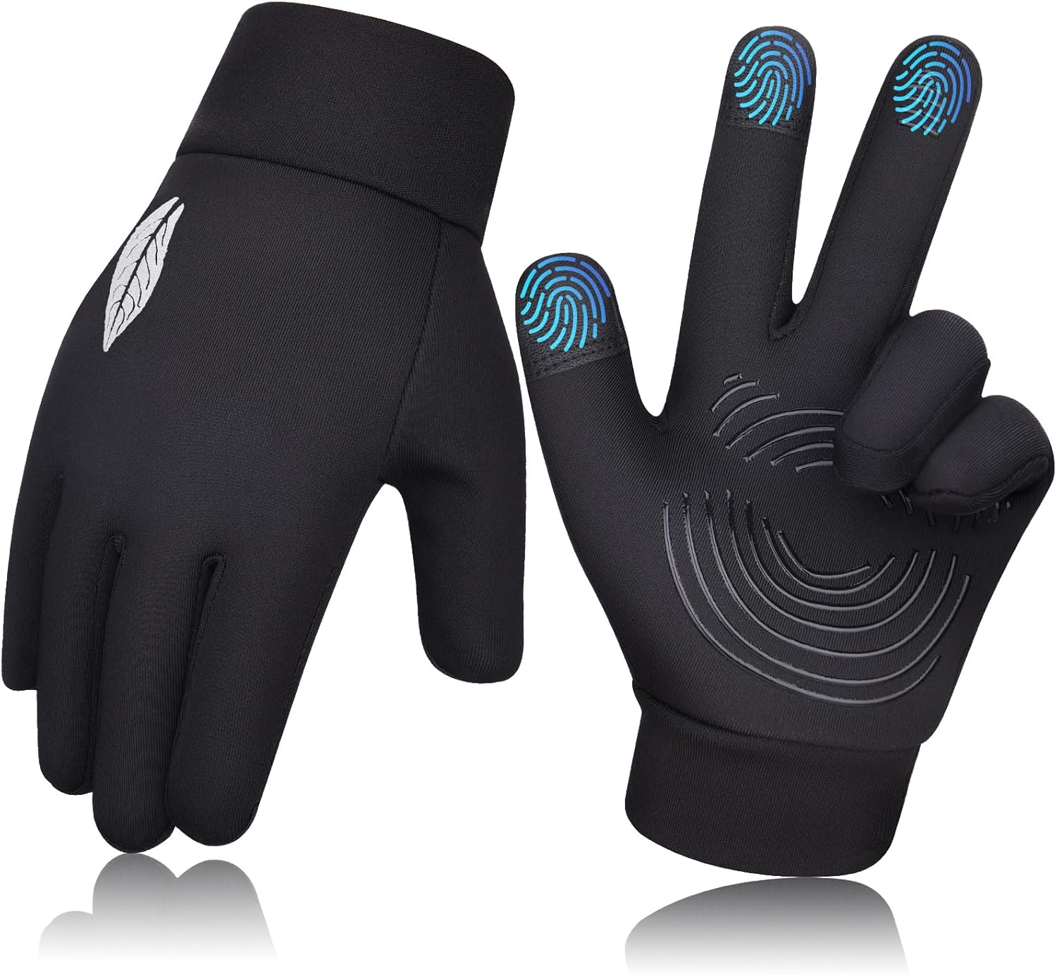 Gants thermiques d'hiver imperméables pour enfants – Pour le vélo, le cyclisme, le vélo, les écrans tactiles, en polaire chaude, antidérapants, légers, pour les sports de plein air, la course, l'équitation, la marche, le ski, le football 6 à 12 ans