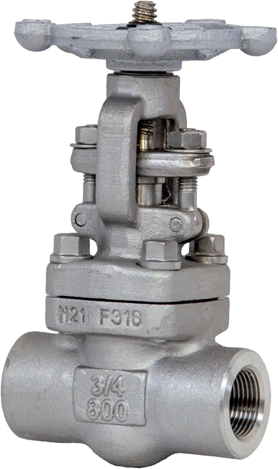 Forged Steel Gate Valve, Class 800, OS&Y Rising Stem, NPT (3/4")