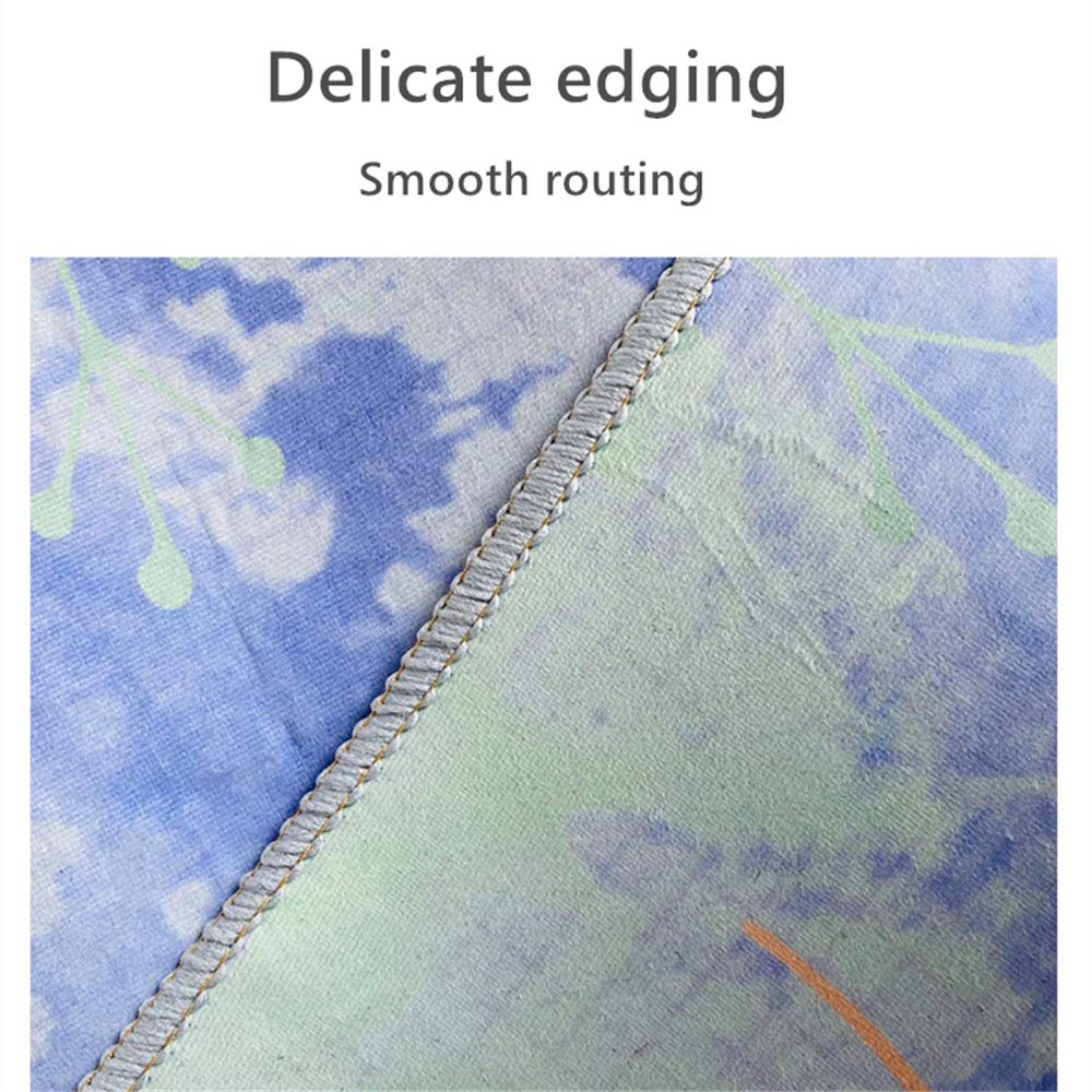 Tapis De Nordique Rond Léger, Tapis De Sol Épais Antidérapant Lavable en Machine, Adapté À La Table Basse De Bureau, Salle D'Étude, Salon, Chambre À Coucher, Tapis De Sol