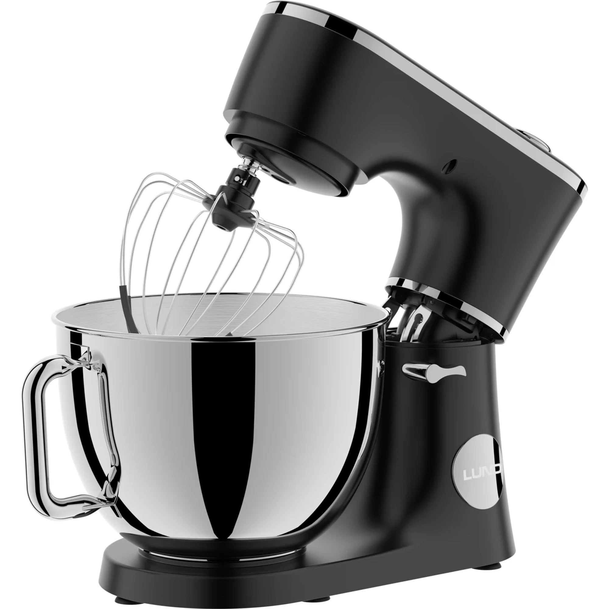 Robot kuchenny 2000 W z miską ze stali nierdzewnej 6 l, automatyczne programy, planetarny system mieszania, cyfrowy timer, maszyna do ciasta, wszechstronna, profesjonalna wydajność
