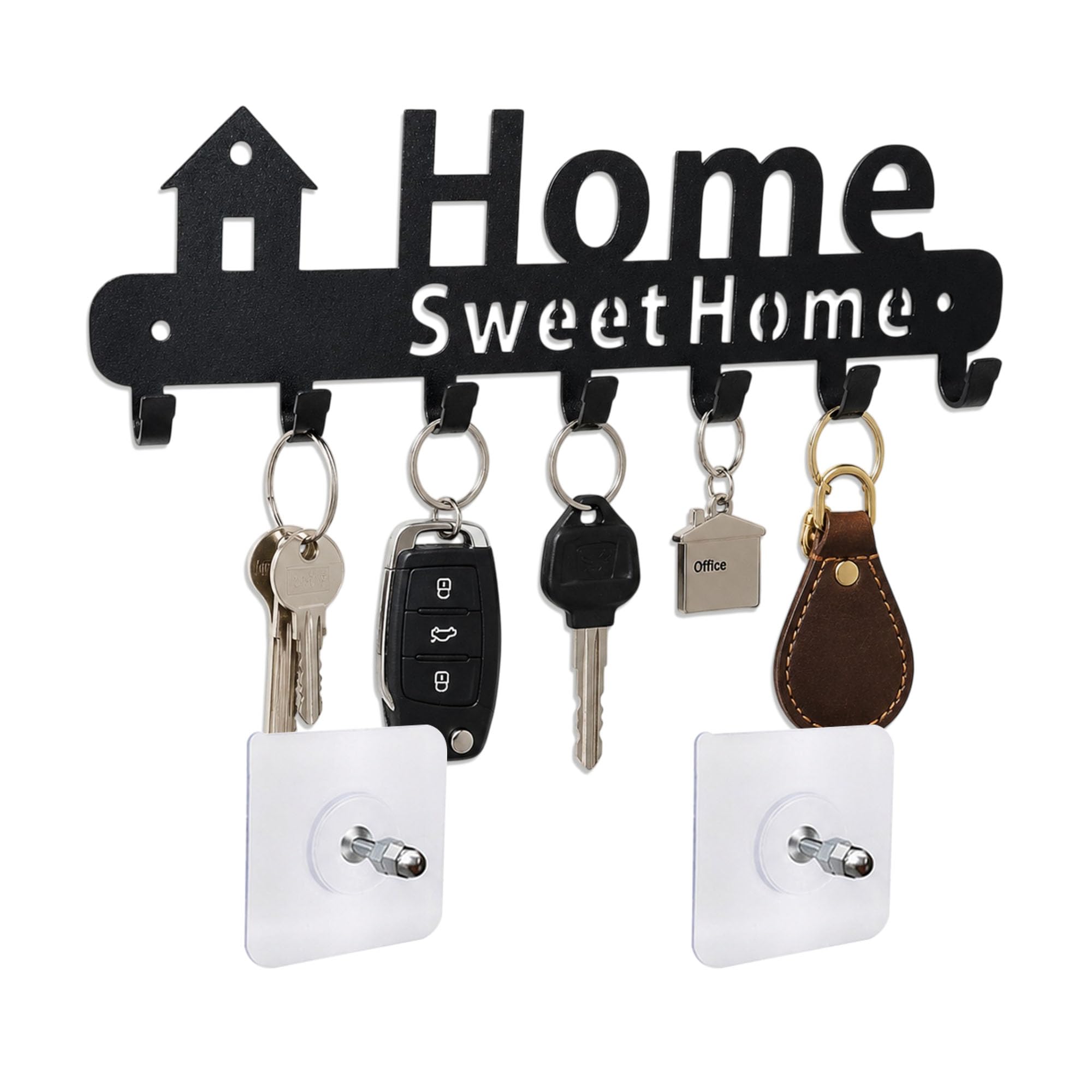 Metal Key Holder - Stylish Wall Mount -15
