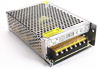 محول إمداد طاقة بجهد 12 فولت وتيار 10 امبير، مخصص لشرائط الإضاءة الليد وأنظمة التحكم في الدخول ومحركات التيار المستمر وكاميرات المراقبة من تاسفيكو