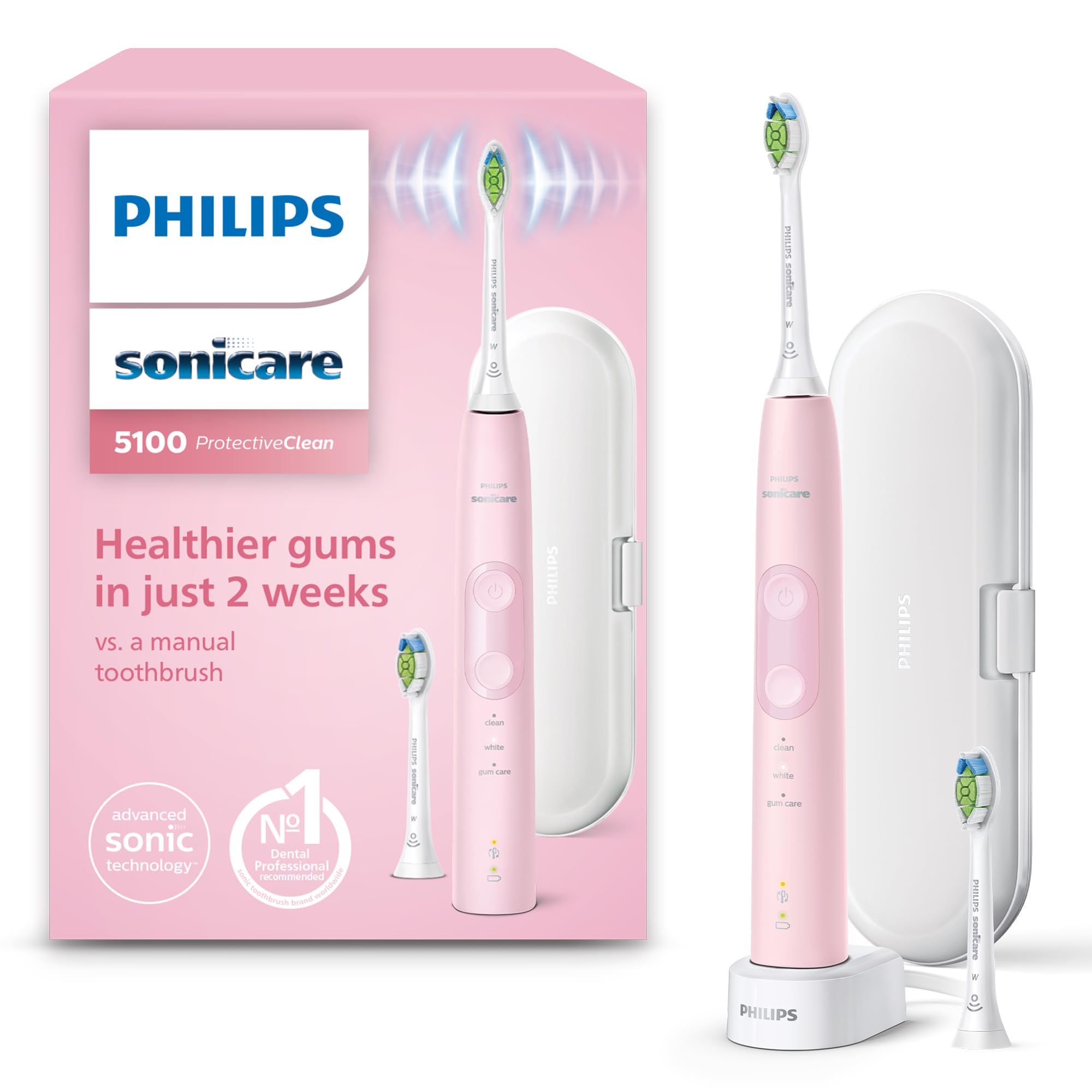 Philips Sonicare ProtectiveClean 5100 Electric Toothbrush - Outdated Product
