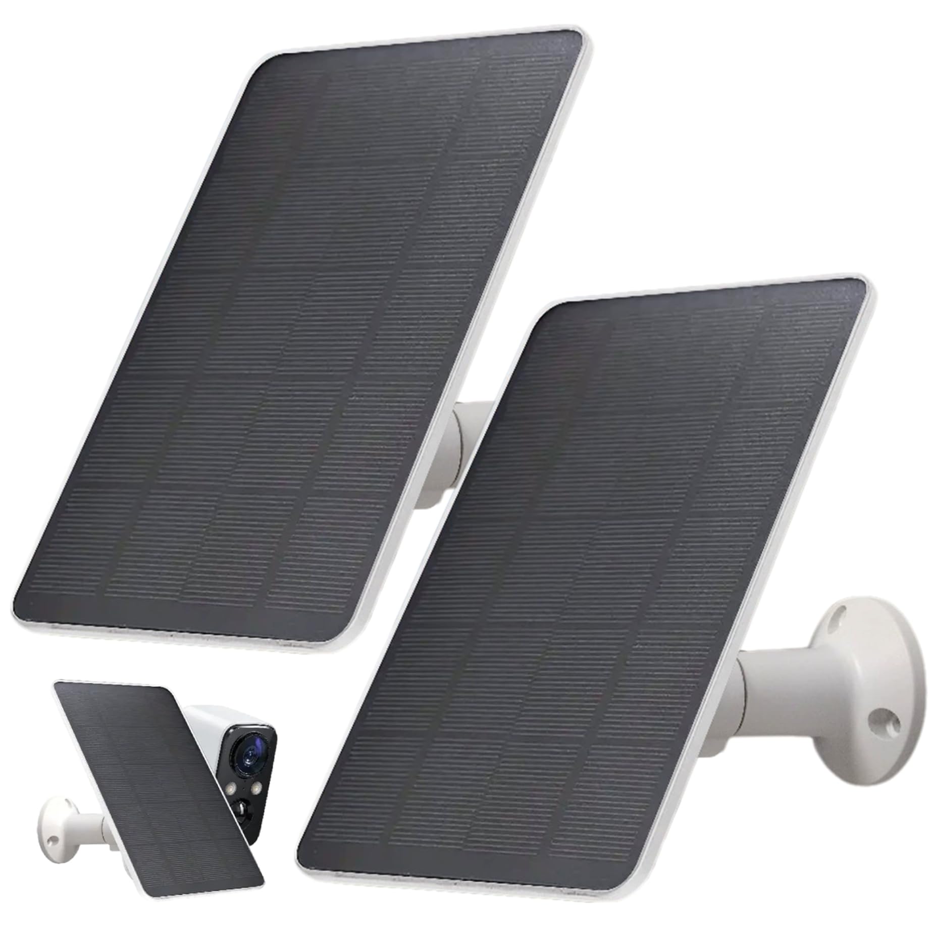 Panneau solaire 3W 6V avec batterie et support rotatif robuste - 6