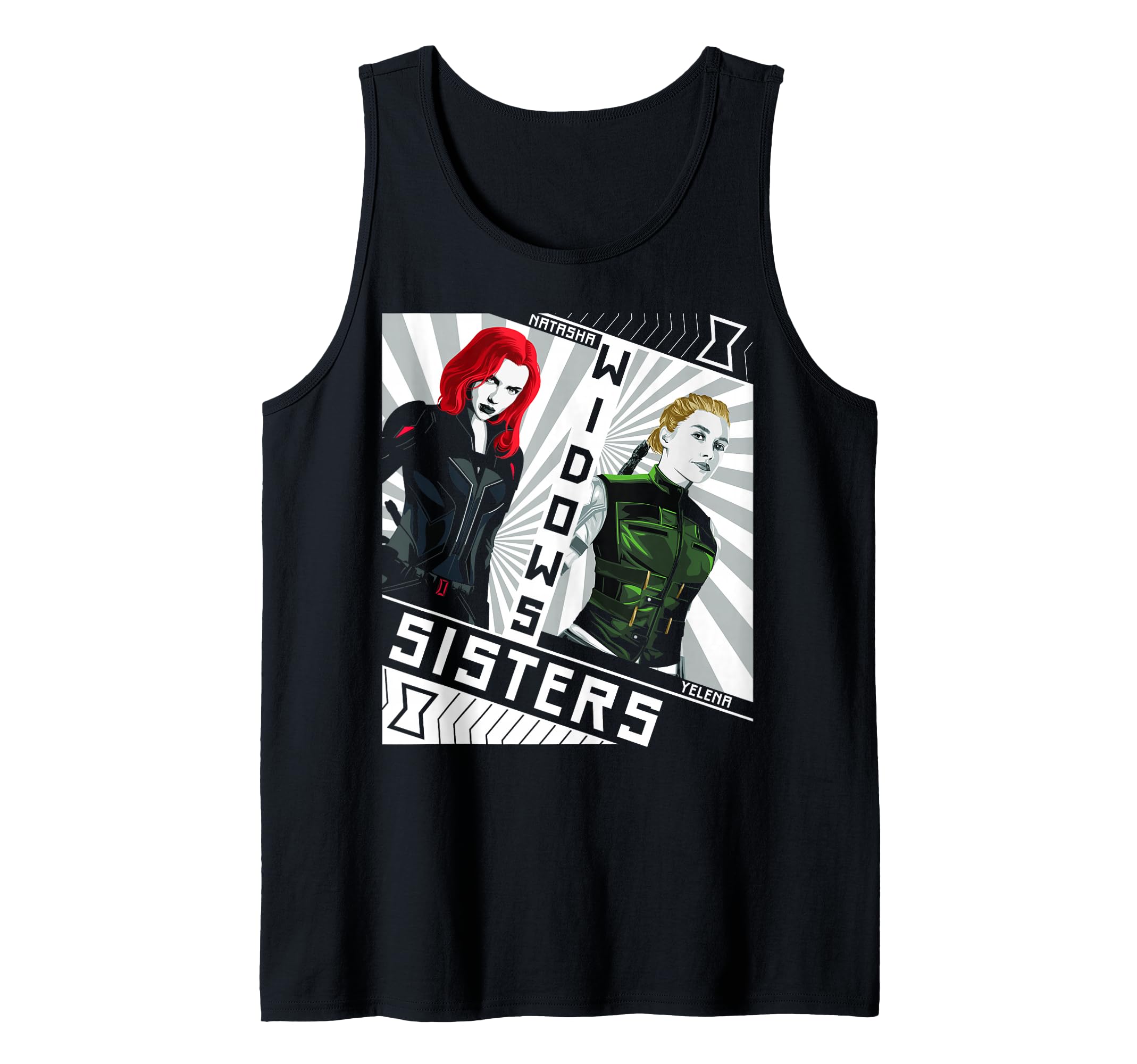 Débardeur Black Widow imprimé original Widows Sisters Marvel