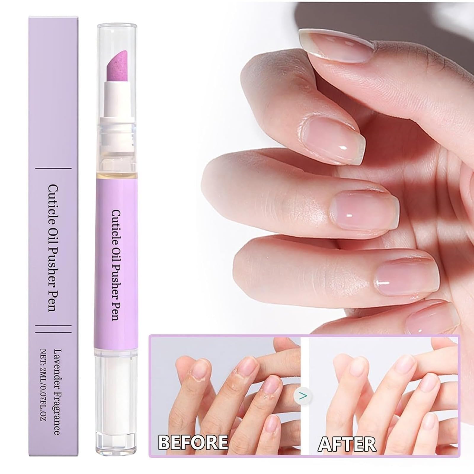 3-in-1 Nail Care Pen with Ceramic Tip, Cuticle Remover Liquid, Nail Care Nail Polish Pen,Nail Oil Pen, Nail Oil Cuticle Oil Pen Nail Care Oil for Cuticles Repairing Cracked and Dry