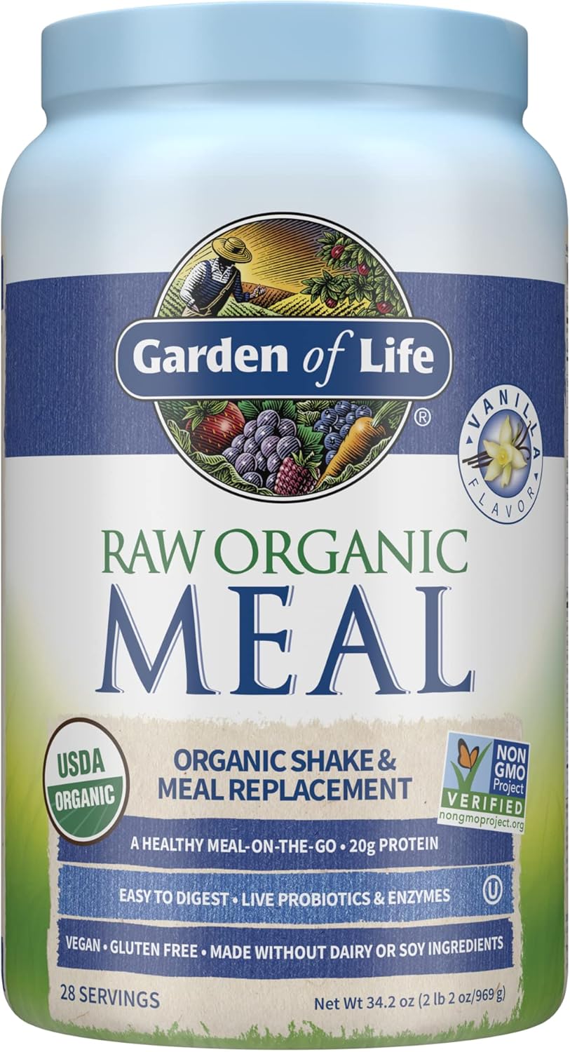 Garden of Life Meal Replacement Organic Raw Plant Based Protein