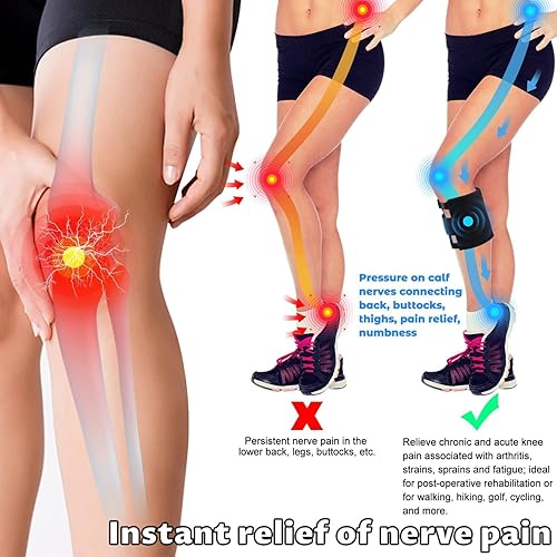 Miniatura 5 de Dispositivos mejorados para aliviar el dolor de ciática, soporte de alivio del dolor de ciática con almohadillas de presión dobles para un máximo