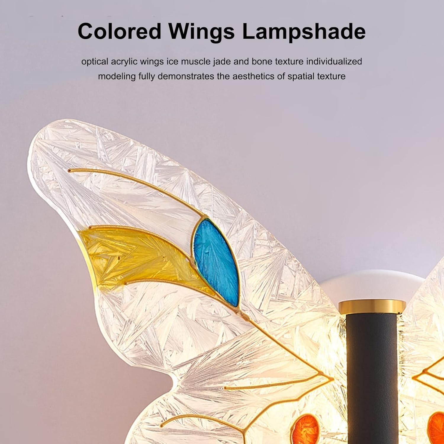 Lampe De Nuit Néon à LED En Forme De Papillon - Alimentée Par Piles USB - Décoration Murale Pour Chambre à Coucher (bleu Rose