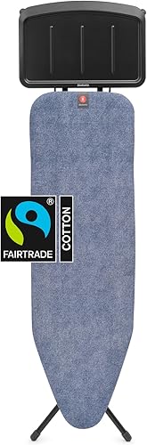 Miniatura 19 de Brabantia - Tabla de planchar C - Soporte extra grande para unidad de vapor - Altura ajustable - Pies de goma antideslizantes - Funda de algodón