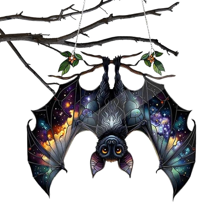 【Claddagh】ブラックダイヤコウモリシリーズセットとオーナメント Mystical Halloween Wreath with Owl, 28